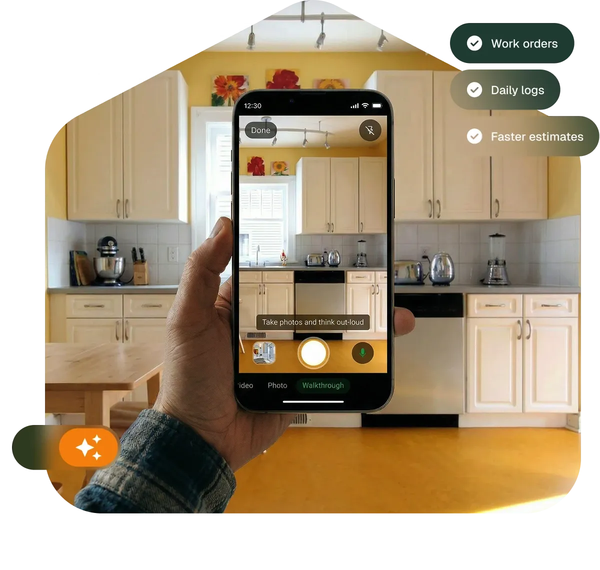 Handoff AI site walkthrough interface