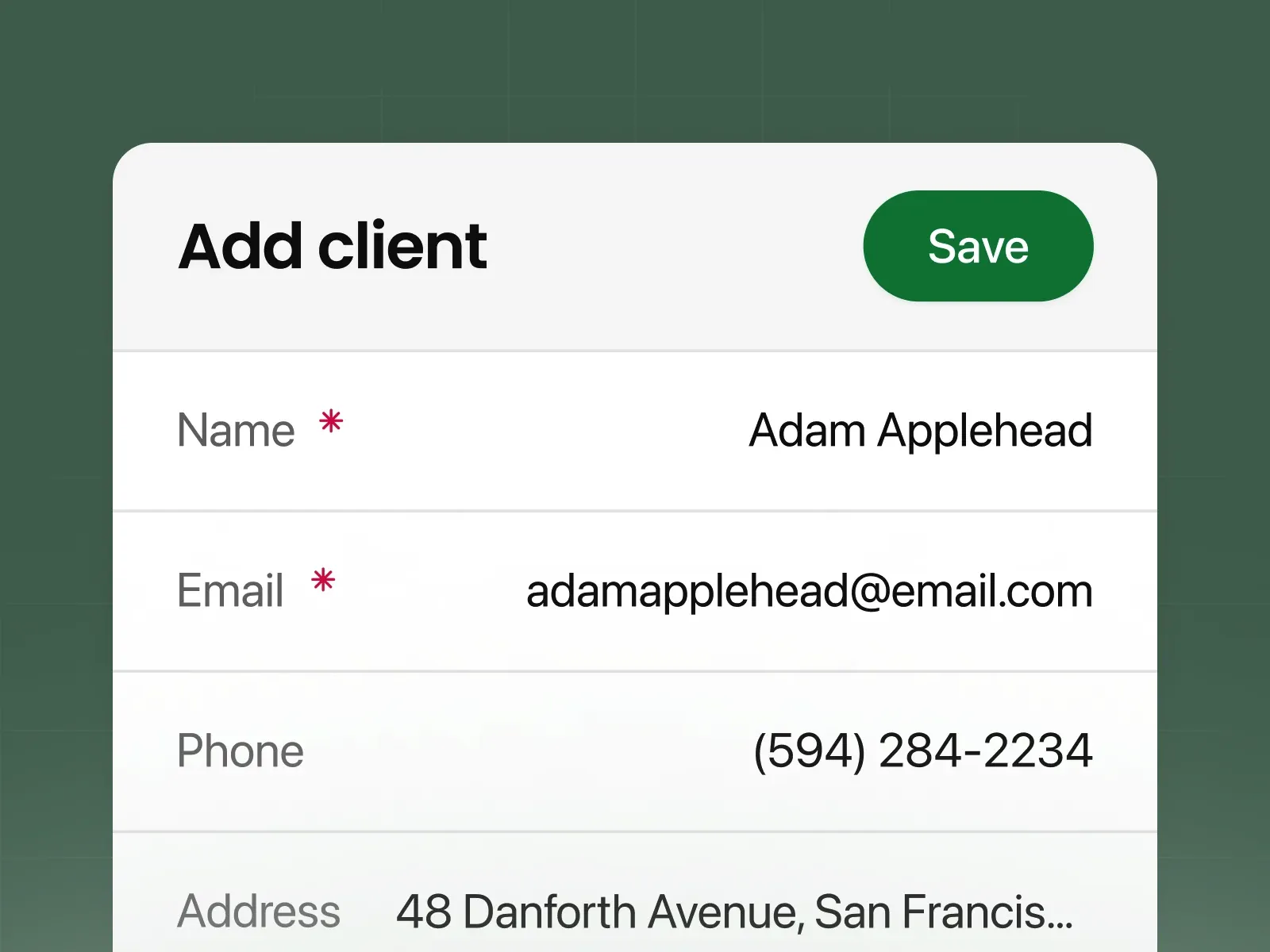 Feature screenshot
