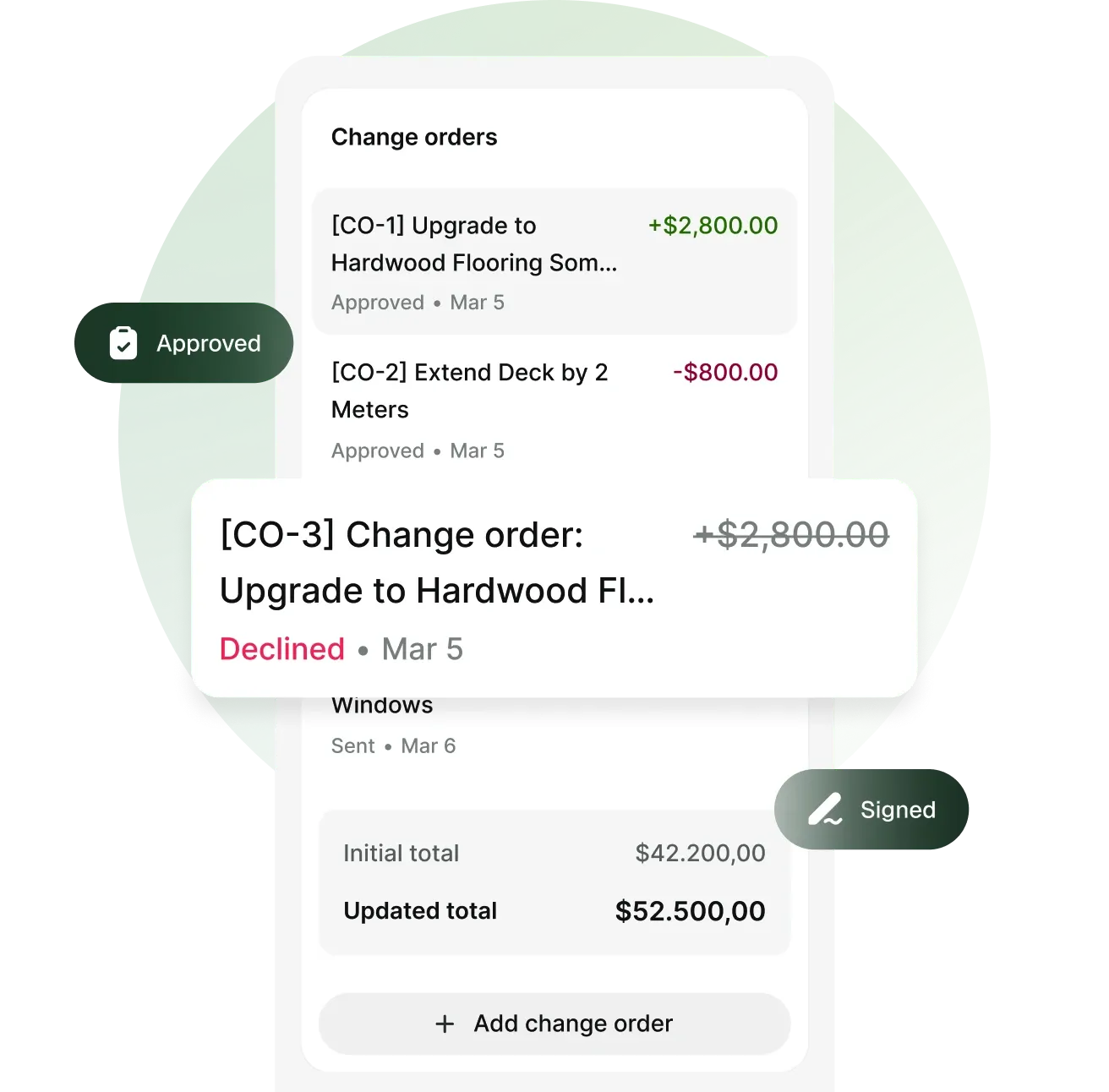 Change Orders