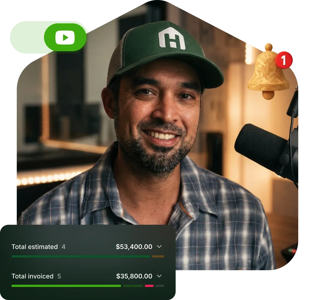 Contractors reviewing plans