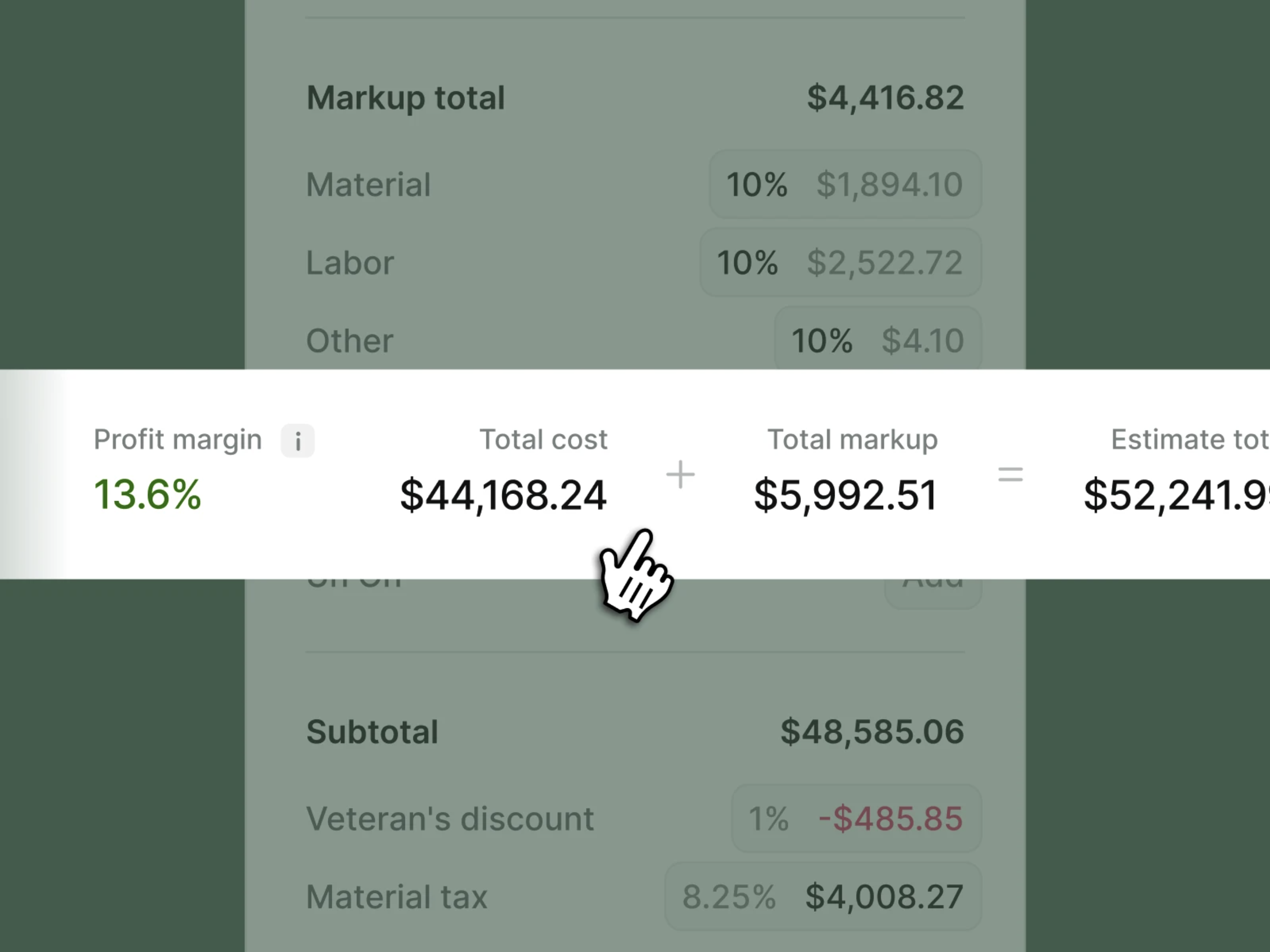 Handoff app screenshot