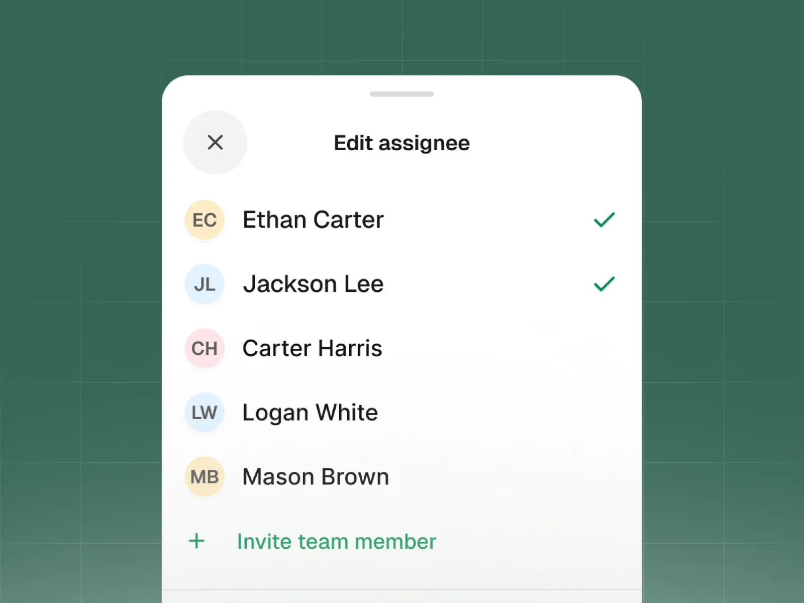 Dashboard screenshot