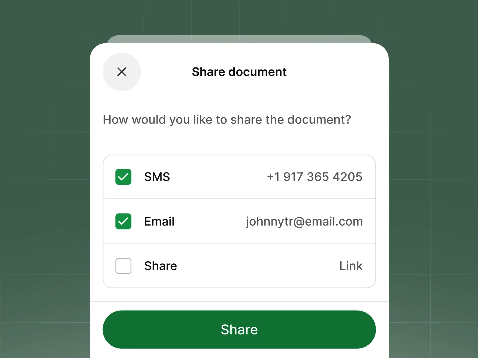 Document sharing