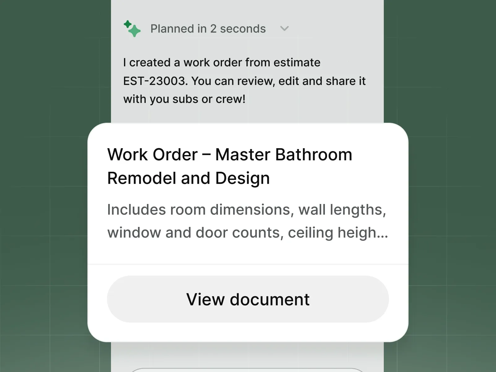 AI document generation