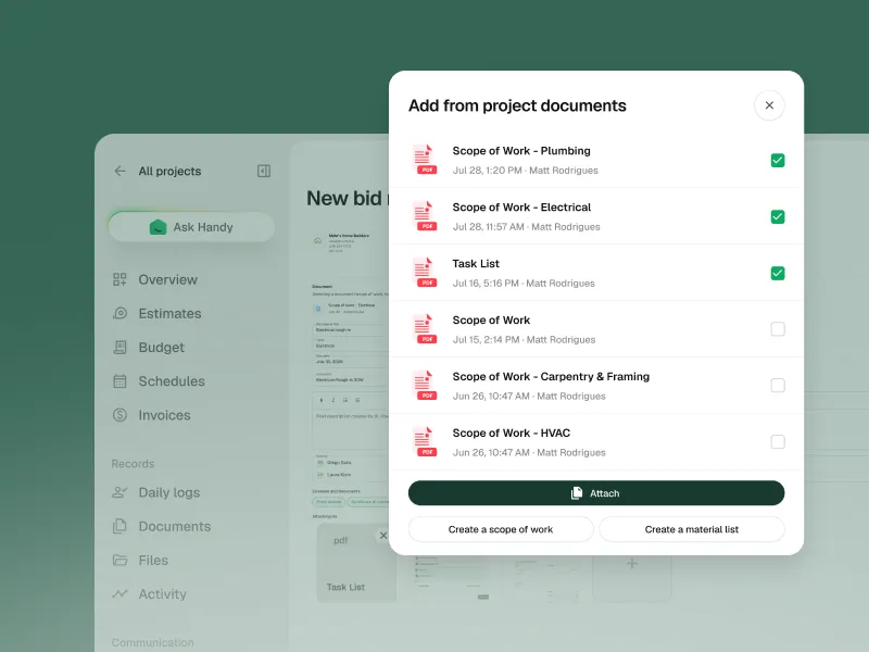 Dashboard screenshot