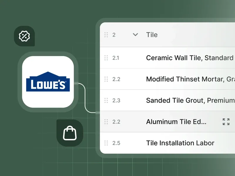 Suppliers integration screenshot